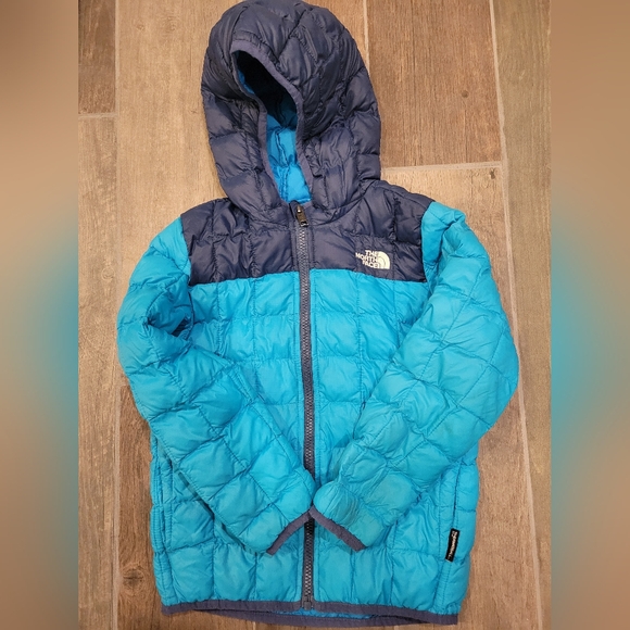 The North Face Bright Blue Quilted Jacket - Picture 1 of 7
